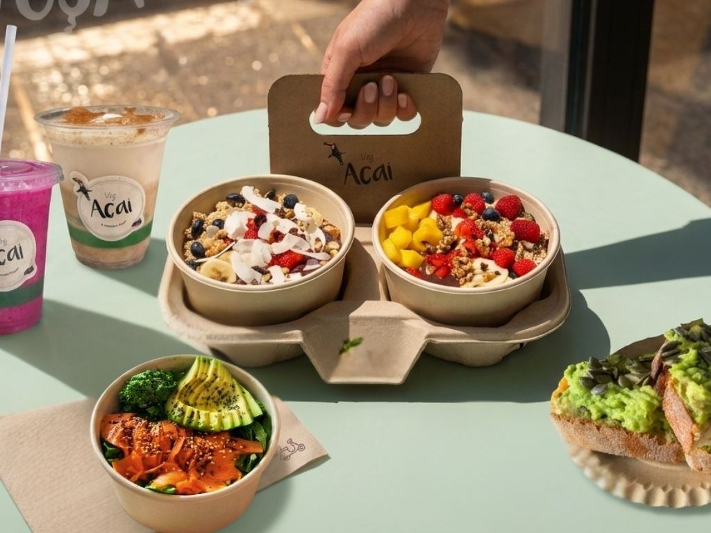 Pranzo ufficio a Roma Prati con lunch bowl, açai bowl, smoothie e avocado toast Very Açai