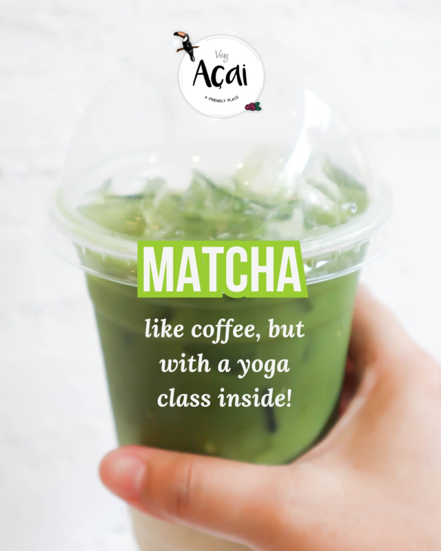Matcha: It’s like coffee did a yoga retreat. 🧘‍♀️ 
Get ready for sustained energy without the jitters, a mood boost, and focus sharper than a samurai sword! ⚔️ 
Packed with antioxidants that kick free radicals to the curb (bye, bad guys 👋), it’s basically a superhero in a cup. 
Plus, it supports your heart, helps you manage your weight, and detoxifies your body. Feeling good yet? 😉
Come try our matcha creations and unleash your inner zen! ➡️ @very_acai 
-
Matcha: È come se il caffè avesse fatto una vacanza yoga. 🧘‍♀️ 
Preparati per un'energia sostenuta senza tremori, buonumore e una concentrazione più affilata di una spada da samurai! ⚔️ Pieno di antiossidanti che danno un calcio ai radicali liberi (ciao ciao, cattivi 👋), è praticamente un Supereroe. 
In più, supporta il tuo cuore, ti aiuta a gestire il peso e disintossica il corpo. Ti senti già bene? 😉
Vieni a provare le nostre creazioni al matcha e libera il tuo zen interiore! ➡️ @very_acai 

#matchalove #healthyfood #superfood #zen #energyboost #rome #veryacai #acaibowl #smoothie #vegan #glutenfree #colazione #pranzo #benessere #mangiaresano